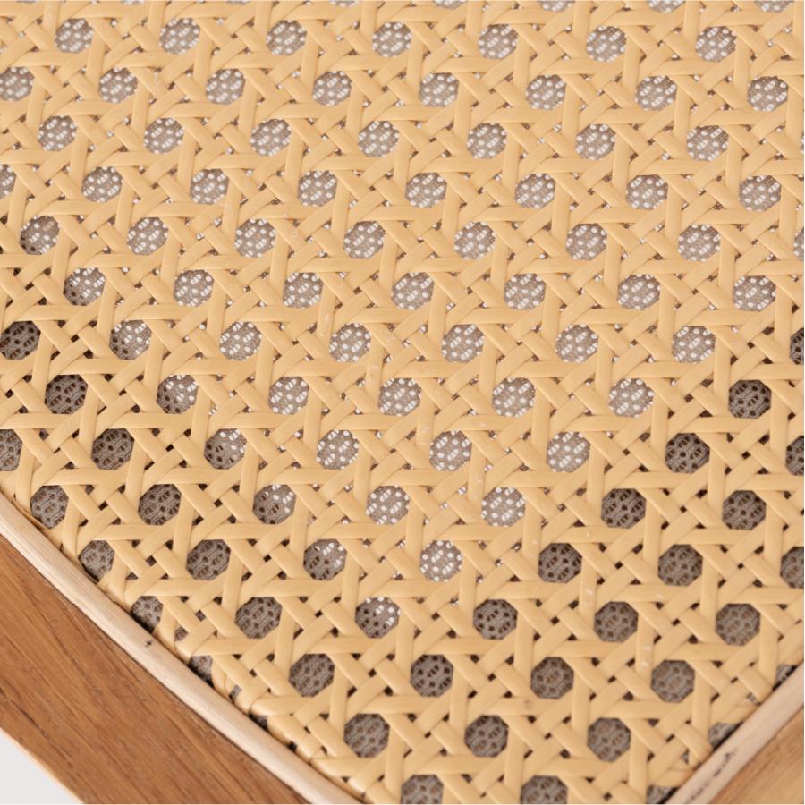 ダイニングチェア 座面高45cm 椅子 おしゃれ 食卓 ラタン イス 北欧 木製 リビング 1脚 完成品 いす 背もたれ モダン シンプル ナチュラル ブラック form 東谷 | 東谷 | 07