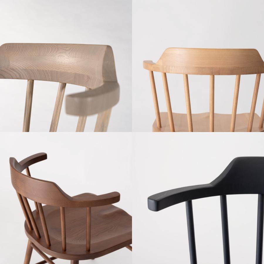 ダイニングチェア 座面高44cm 椅子 おしゃれ 2脚セット 食卓 イス ウィンザーチェア 北欧 肘付き 木製 リビング 完成品 いす 背もたれ モダン form 東谷 | 東谷 | 05