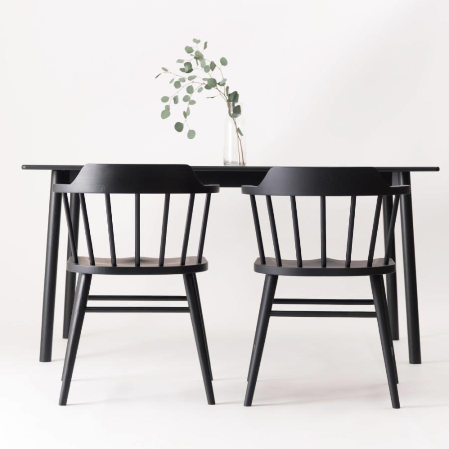 ダイニングチェア 座面高44cm 椅子 おしゃれ 2脚セット 食卓 イス ウィンザーチェア 北欧 肘付き 木製 リビング 完成品 いす 背もたれ モダン form 東谷 | 東谷 | 11