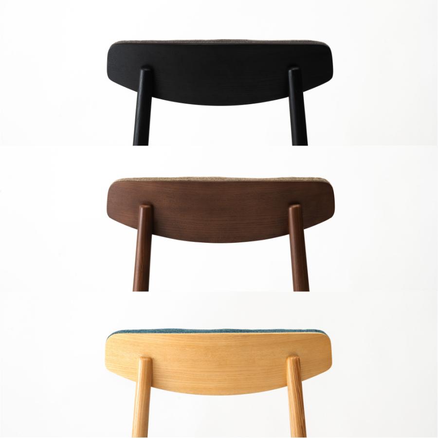 ダイニングチェア 座面高47cm 椅子 おしゃれ 食卓 イス 北欧 木製 リビング 1脚 完成品 いす 背もたれ モダン ナチュラル アームレス ファブリック form 東谷 | 東谷 | 05