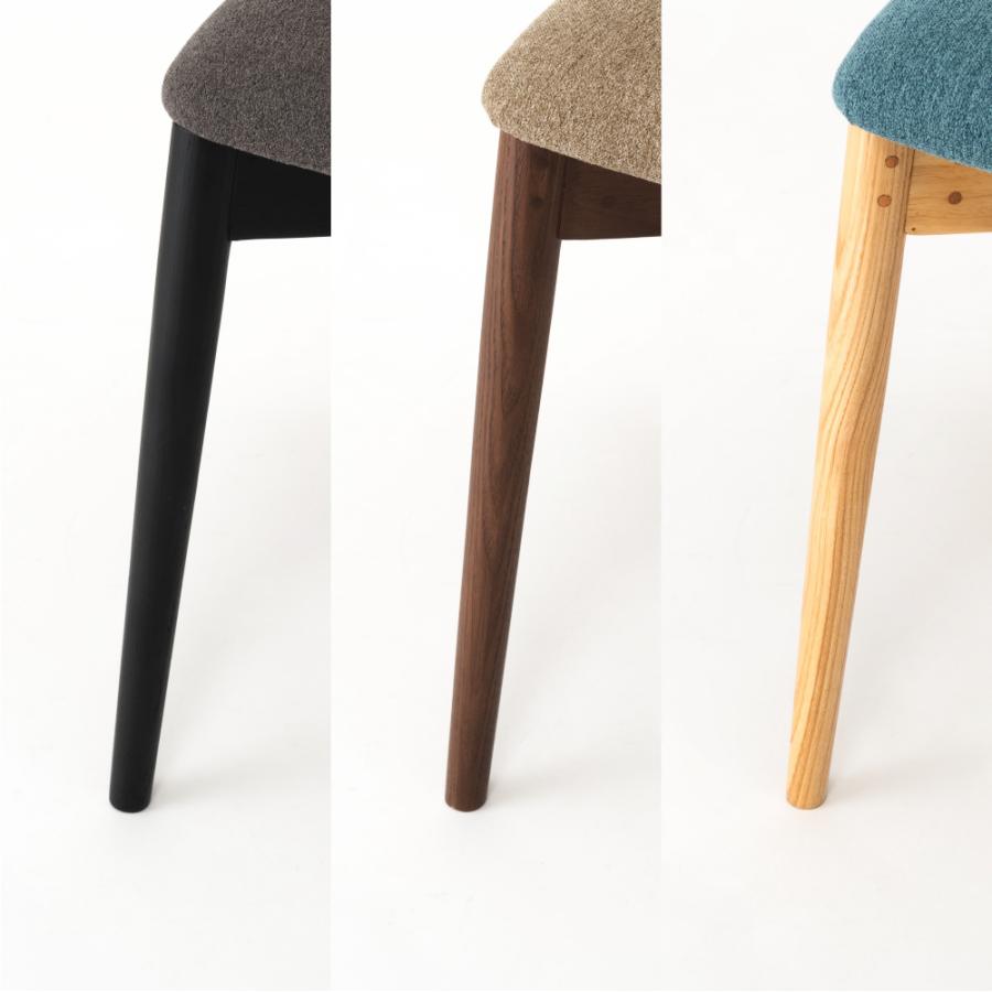 ダイニングチェア 座面高47cm 椅子 おしゃれ 食卓 イス 北欧 木製 リビング 1脚 完成品 いす 背もたれ モダン ナチュラル アームレス ファブリック form 東谷 | 東谷 | 07