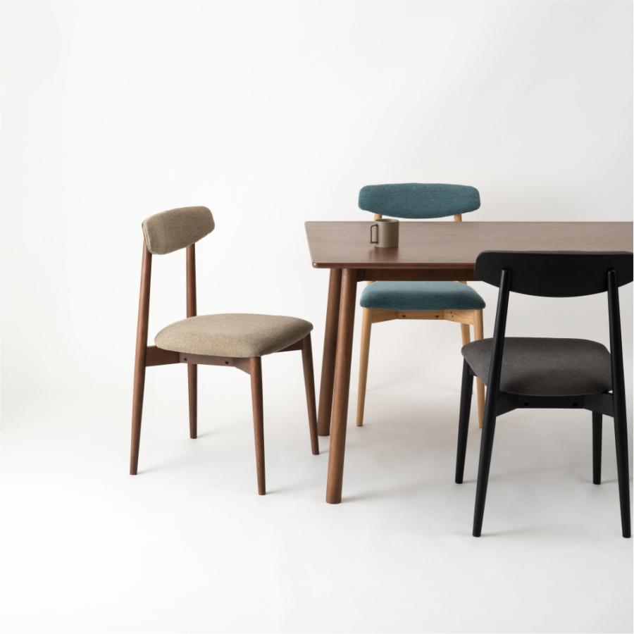 ダイニングチェア 座面高47cm 椅子 おしゃれ 食卓 イス 北欧 木製 リビング 1脚 完成品 いす 背もたれ モダン ナチュラル アームレス ファブリック form 東谷 | 東谷 | 10