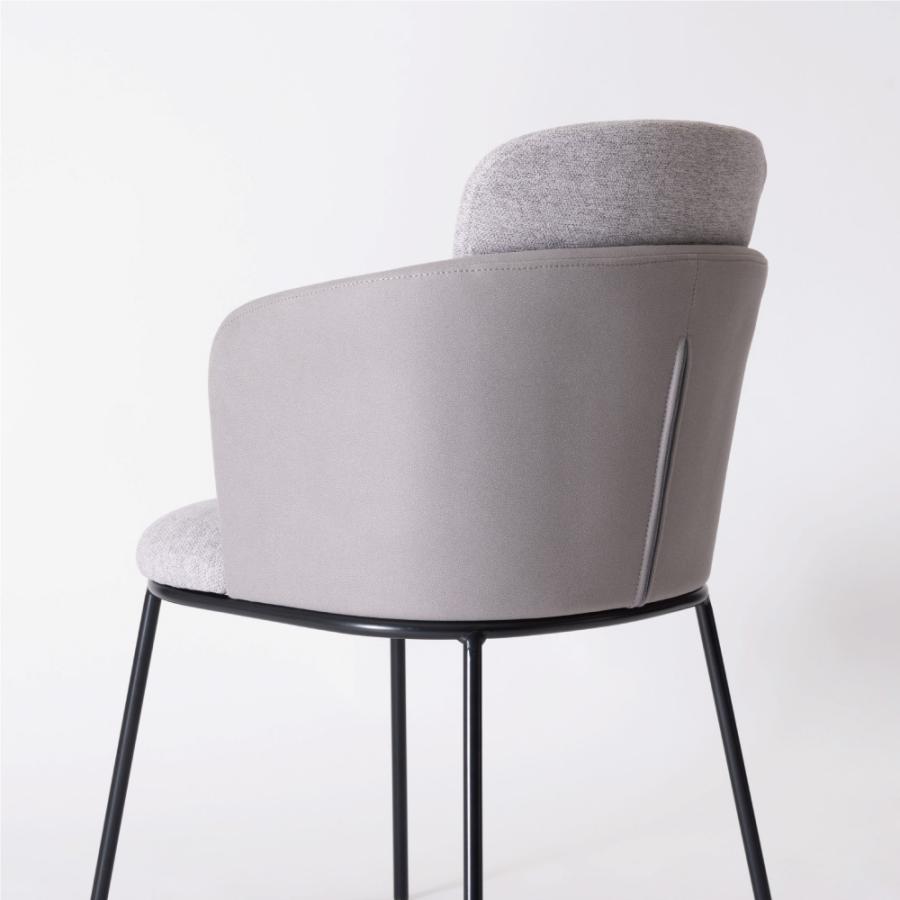 ダイニングチェア 座面高45cm 椅子 おしゃれ 食卓 イス 北欧 リビング 肘付き 肘掛け レザー 1脚 いす  背もたれ アイアン モダン ベージュ グレー form 東谷 | 東谷 | 11