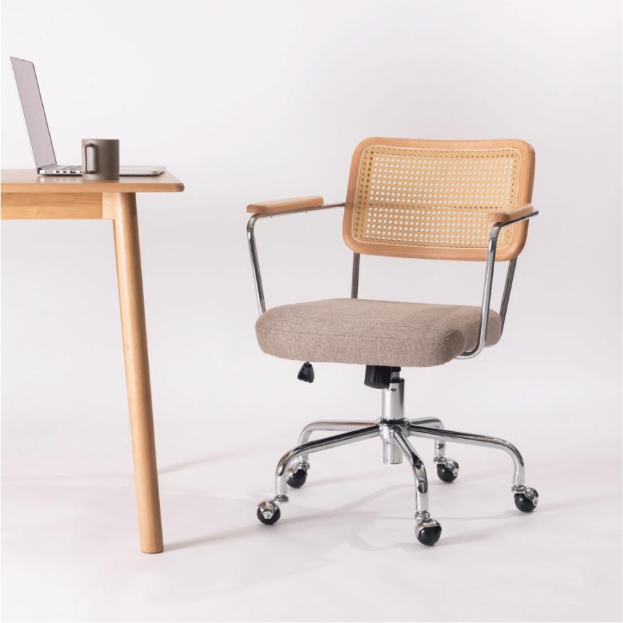 デスクチェア 360度回転 昇降機能 キャスター チェアー 椅子 イス シンプル おしゃれ 北欧 ナチュラル スチール 肘掛け 肘付き ボールキャスター form 東谷 | 東谷 | 15