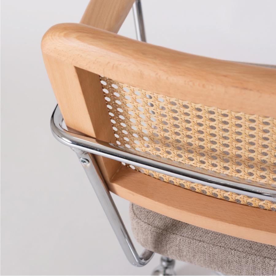 デスクチェア 360度回転 昇降機能 キャスター チェアー 椅子 イス シンプル おしゃれ 北欧 ナチュラル スチール 肘掛け 肘付き ボールキャスター form 東谷 | 東谷 | 06