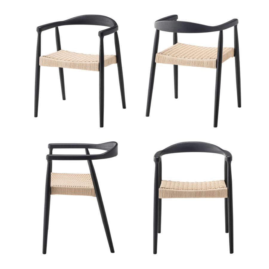 ダイニングチェア 座面高43cm 椅子 おしゃれ 食卓 イス 北欧 木製 1脚 完成品 ペーパーコード いす 背もたれ リビング 肘付き 肘掛け モダン form 東谷 | 東谷 | 16