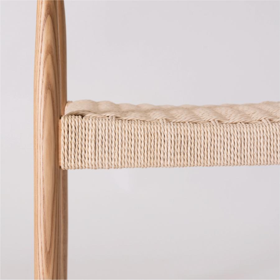 ダイニングチェア 座面高43cm 椅子 おしゃれ 食卓 イス 北欧 木製 1脚 完成品 ペーパーコード いす 背もたれ リビング 肘付き 肘掛け モダン form 東谷 | 東谷 | 10