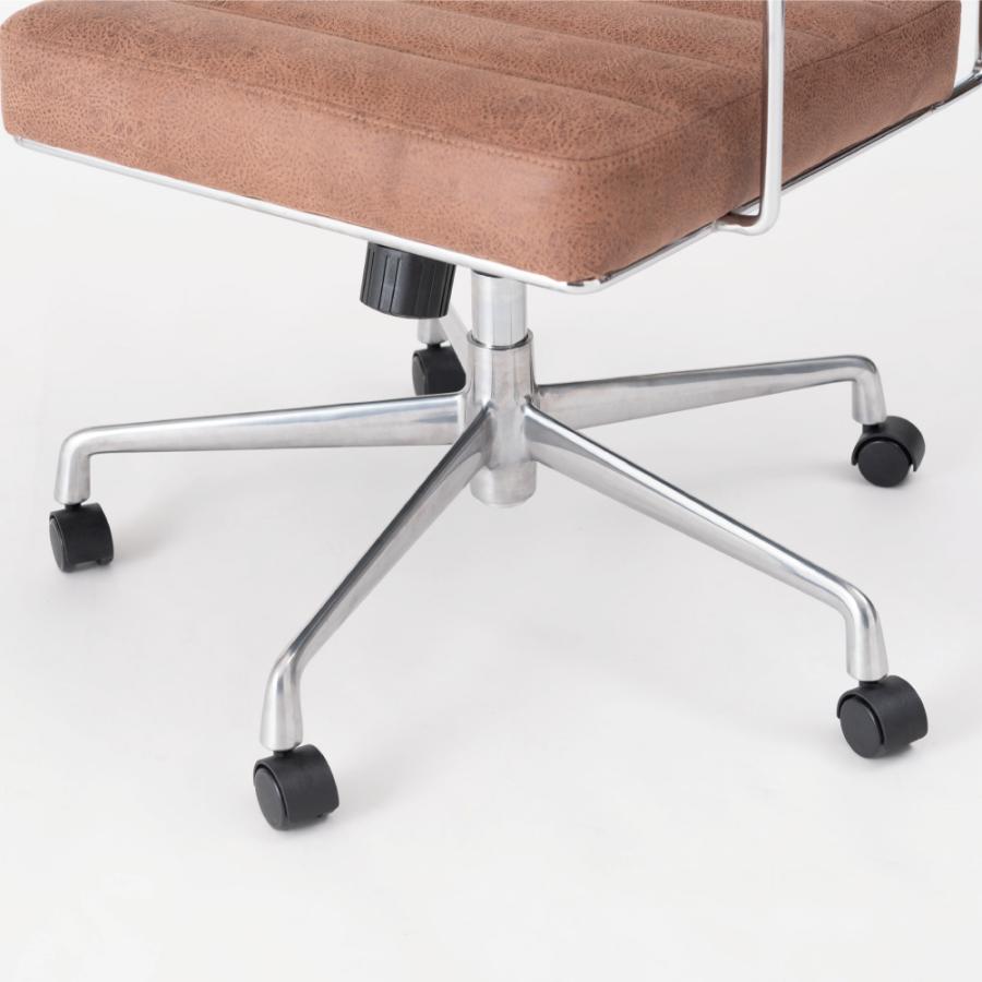 デスクチェア 回転式 360度 昇降機能 キャスター チェアー 椅子 イス レザー 合皮 おしゃれ ロッキング 肘掛け付き 肘付き 黒 ブラック ブラウン form 東谷 | 東谷 | 12