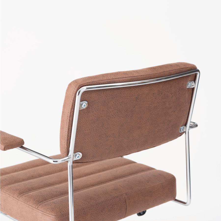 デスクチェア 回転式 360度 昇降機能 キャスター チェアー 椅子 イス レザー 合皮 おしゃれ ロッキング 肘掛け付き 肘付き 黒 ブラック ブラウン form 東谷 | 東谷 | 05