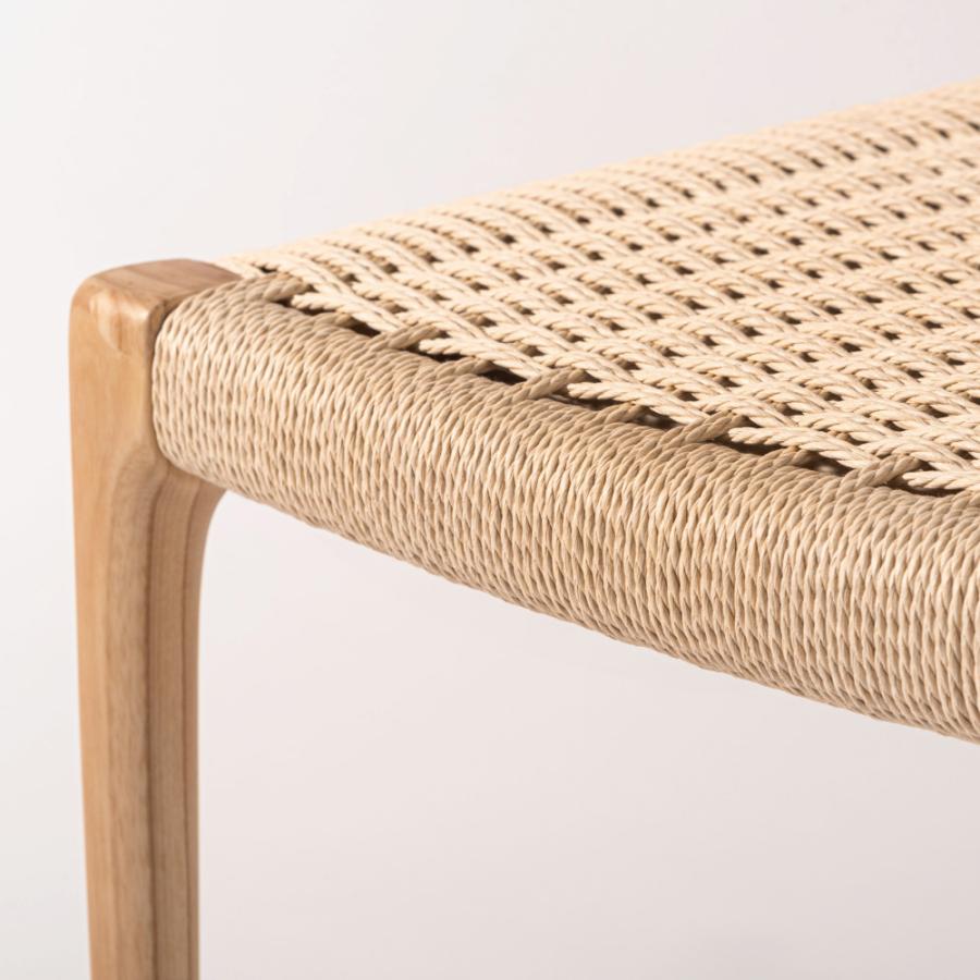 ダイニングチェア 座面高44cm 椅子 おしゃれ 食卓 イス 北欧 木製 1脚 完成品 ペーパーコード いす 背もたれ リビング モダン アームレス シンプル form 東谷 | 東谷 | 06