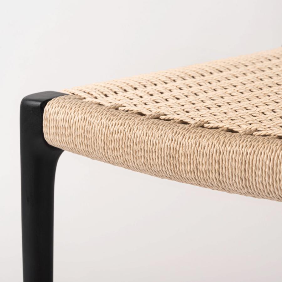 ダイニングチェア 座面高44cm 椅子 おしゃれ 食卓 イス 北欧 木製 1脚 完成品 ペーパーコード いす 背もたれ リビング モダン アームレス シンプル form 東谷 | 東谷 | 07