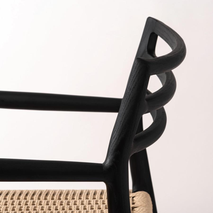 ダイニングチェア 座面高44cm 椅子 おしゃれ 食卓 イス 北欧 木製 1脚 完成品 ペーパーコード いす 背もたれ リビング 肘付き 肘掛け モダン form 東谷 | 東谷 | 06