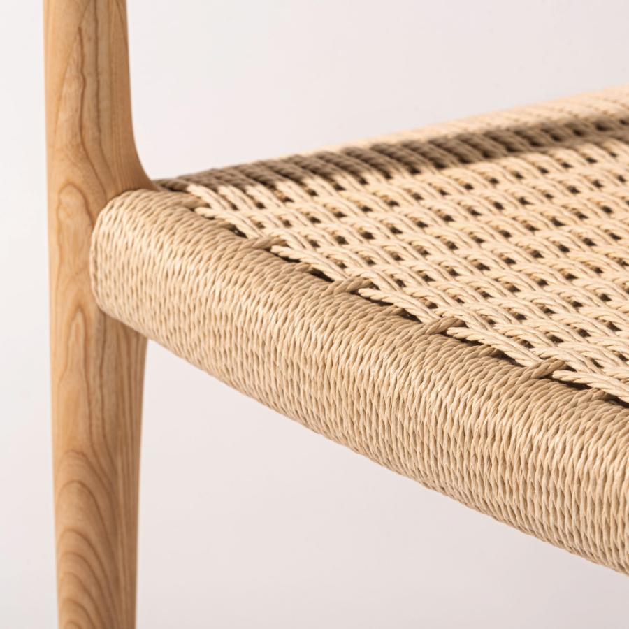 ダイニングチェア 座面高44cm 椅子 おしゃれ 食卓 イス 北欧 木製 1脚 完成品 ペーパーコード いす 背もたれ リビング 肘付き 肘掛け モダン form 東谷 | 東谷 | 11