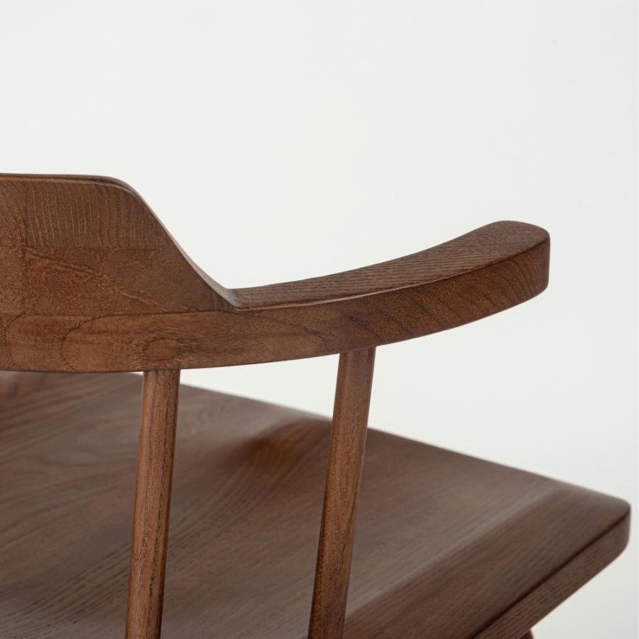 ダイニングチェア 座面高43cm 回転 おしゃれ 食卓 イス ウィンザーチェア 北欧 肘付き 木製 リビング 回転式 肘掛け 1脚 いす 背もたれ モダン form 東谷 | 東谷 | 06