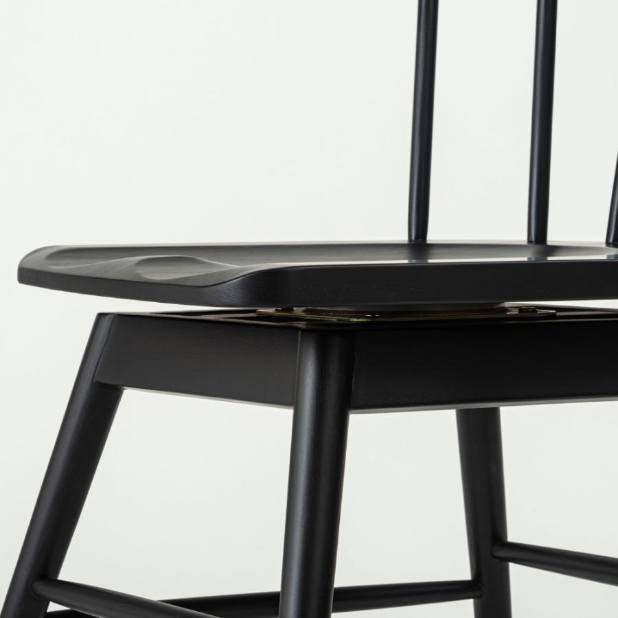 ダイニングチェア 座面高43cm 回転 おしゃれ 食卓 イス ウィンザーチェア 北欧 肘付き 木製 リビング 回転式 肘掛け 1脚 いす 背もたれ モダン form 東谷 | 東谷 | 10