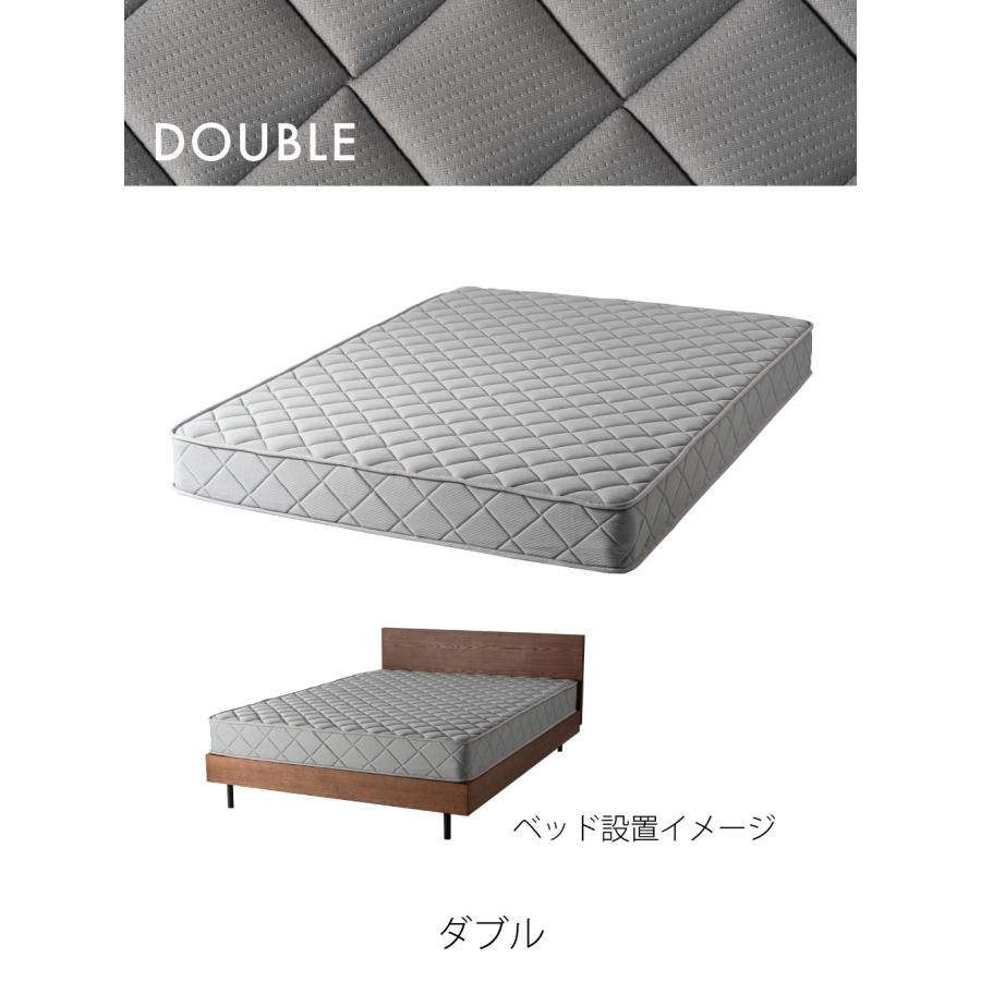 マットレス ボンネルコイル 防臭 防ダニ ベッド シングルベッド セミダブルベッド ダブルベッド 体圧分散 通気性 シングル セミダブル ダブル 単品 厚さ20 form | 東谷 | 09