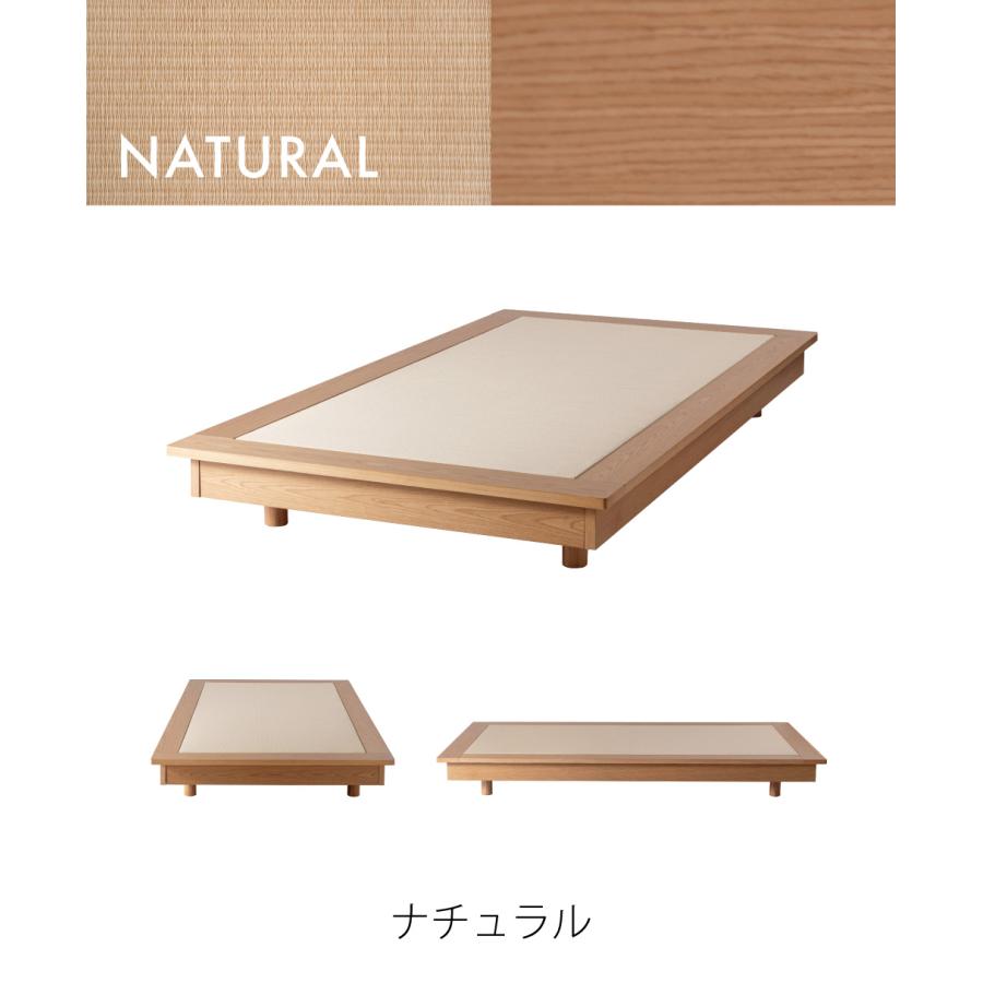 ステージベッド シングル 日本製畳 小上がり 高さ調整 キャスター付き ホテルライク ロー おしゃれ シングルベッド 北欧 モダン シンプル 天然木 アッシュ材 | 東谷 | 15