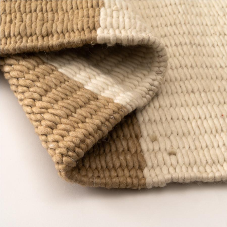 ラグ マット 130×190cm 約1.5畳 大判 厚め 厚手 コットン ウール 絨毯 じゅうたん 敷物 リビング 大きい ワイド 広い おしゃれ もこもこ 無地 北欧 form 東谷 | 東谷 | 12