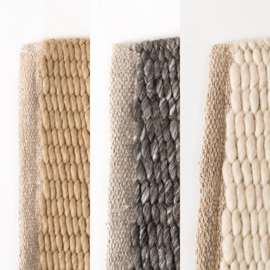 ラグ マット 170×230cm 約2.2畳 大判 厚め 厚手 コットン ウール 絨毯 じゅうたん 敷物 リビング 大きい ワイド 広い おしゃれ もこもこ 無地 北欧 form 東谷 | 東谷 | 13