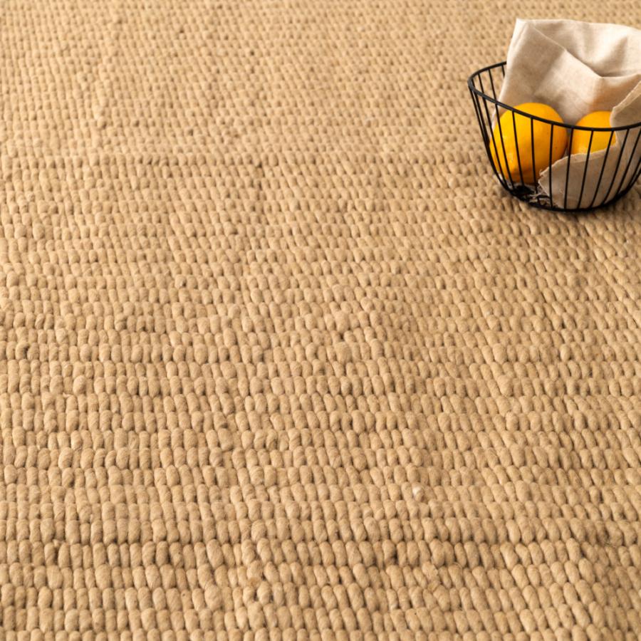 ラグ マット 170×230cm 約2.2畳 大判 厚め 厚手 コットン ウール 絨毯 じゅうたん 敷物 リビング 大きい ワイド 広い おしゃれ もこもこ 無地 北欧 form 東谷 | 東谷 | 04