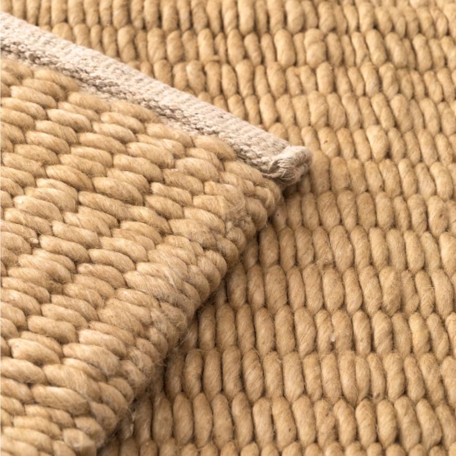 ラグ マット 170×230cm 約2.2畳 大判 厚め 厚手 コットン ウール 絨毯 じゅうたん 敷物 リビング 大きい ワイド 広い おしゃれ もこもこ 無地 北欧 form 東谷 | 東谷 | 07