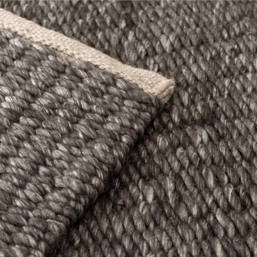 ラグ マット 170×230cm 約2.2畳 大判 厚め 厚手 コットン ウール 絨毯 じゅうたん 敷物 リビング 大きい ワイド 広い おしゃれ もこもこ 無地 北欧 form 東谷 | 東谷 | 08