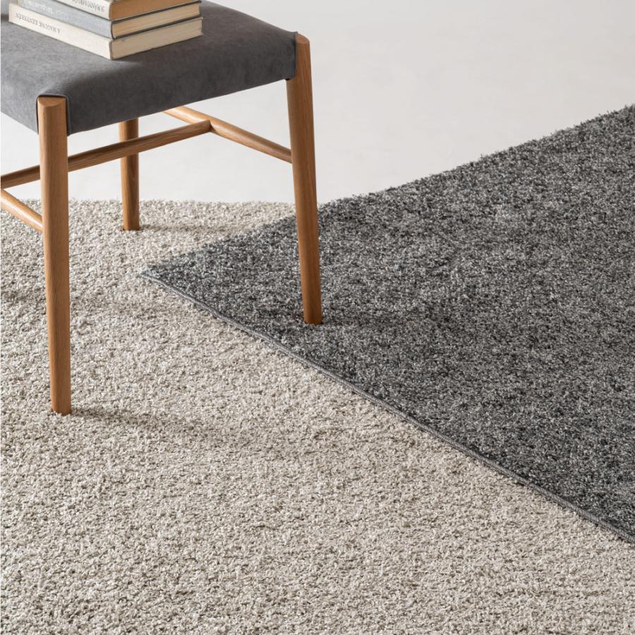 ラグ マット 130×190cm 約1.5畳 国産 日本製 防ダニ 抗菌 防臭 防炎 床暖房対応 大判 絨毯 じゅうたん 敷物 大きい ワイド 広い おしゃれ シャギー form 東谷 | 東谷 | 06