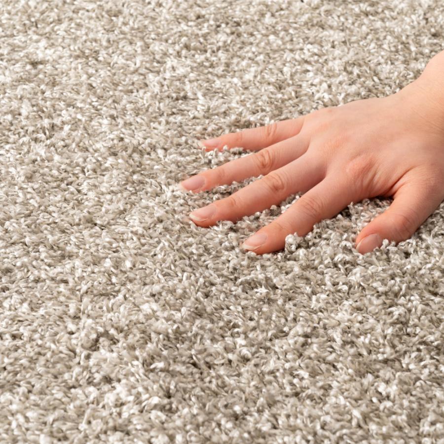 ラグ マット 130×190cm 約1.5畳 国産 日本製 防ダニ 抗菌 防臭 防炎 床暖房対応 大判 絨毯 じゅうたん 敷物 大きい ワイド 広い おしゃれ シャギー form 東谷 | 東谷 | 06