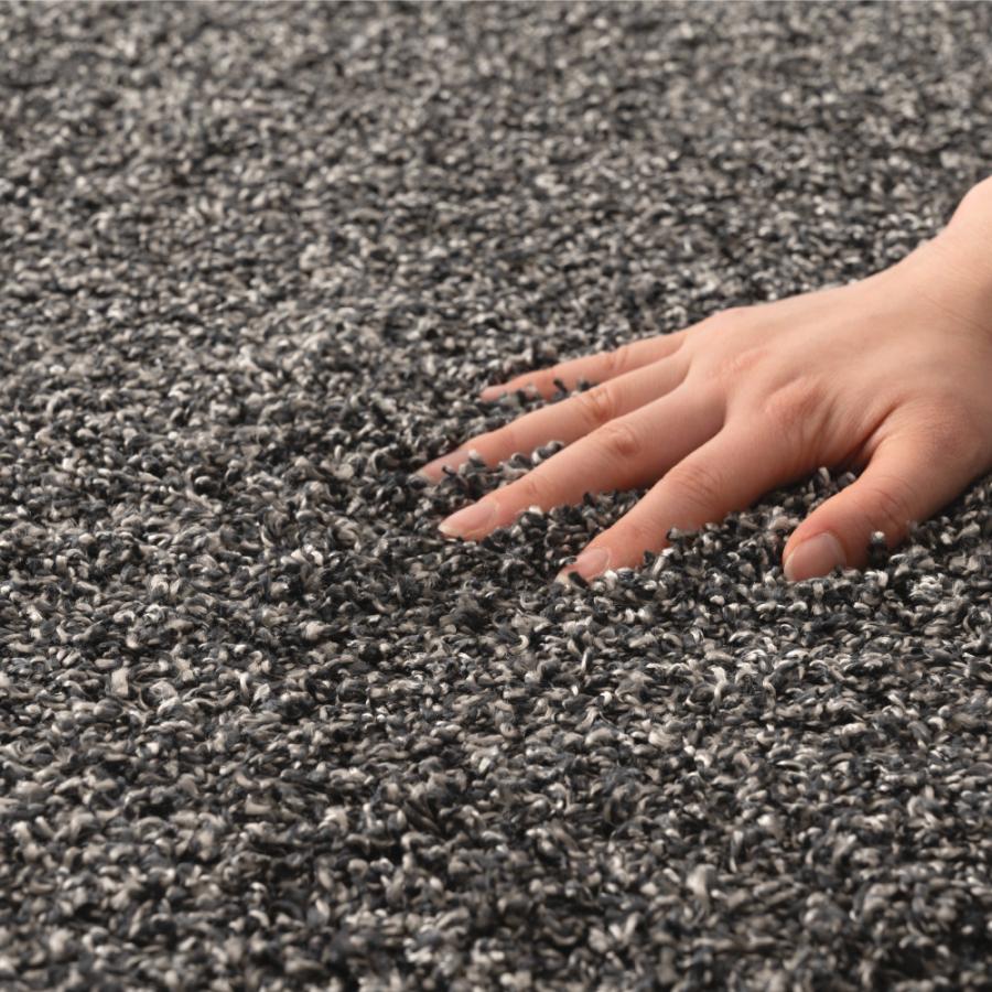 ラグ マット 130×190cm 約1.5畳 国産 日本製 防ダニ 抗菌 防臭 防炎 床暖房対応 大判 絨毯 じゅうたん 敷物 大きい ワイド 広い おしゃれ シャギー form 東谷 | 東谷 | 07