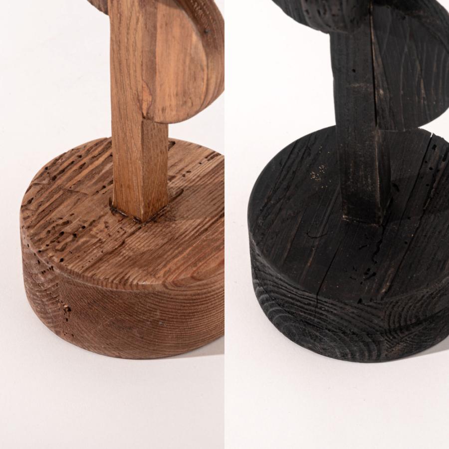 アートオブジェ オブジェ 小物 ディスプレイ 天然木 木製 古材 モダン 個性的 シンプル おしゃれ ヴィンテージ レトロ 雑貨 北欧 ブラック ナチュラル form 東谷 | 東谷 | 04