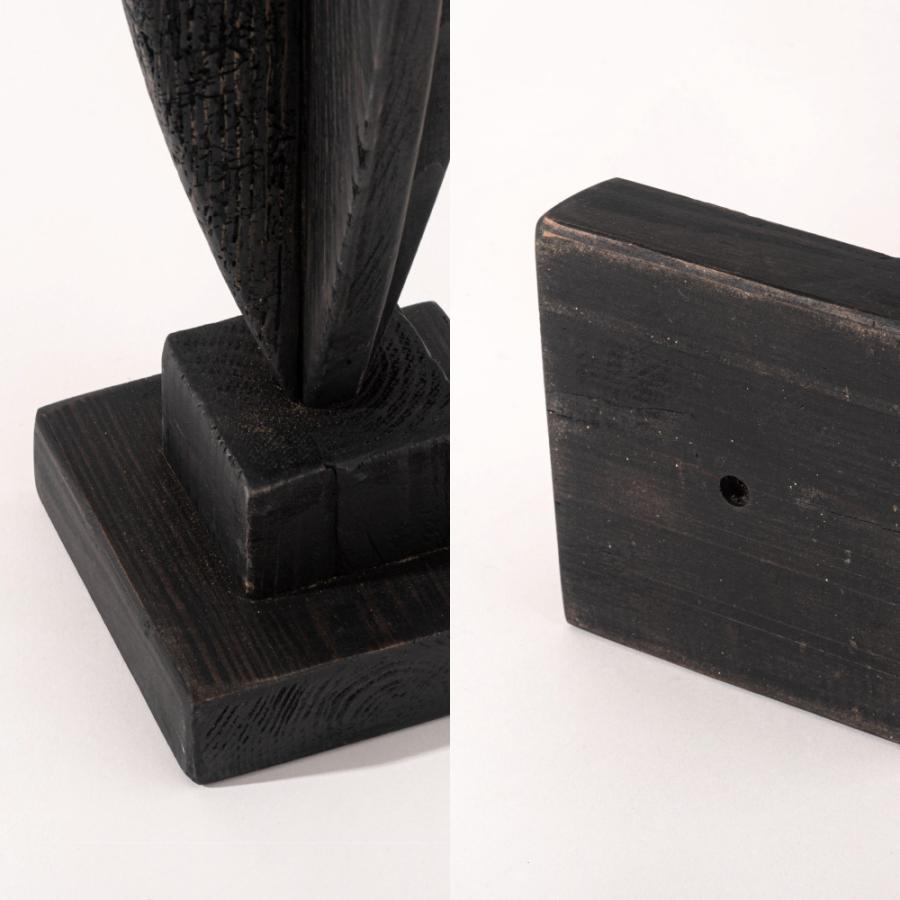 アートオブジェ オブジェ 小物 ディスプレイ 天然木 木製 古材 モダン 個性的 シンプル おしゃれ ヴィンテージ レトロ 雑貨 北欧 ブラック ホワイト form 東谷 | 東谷 | 04
