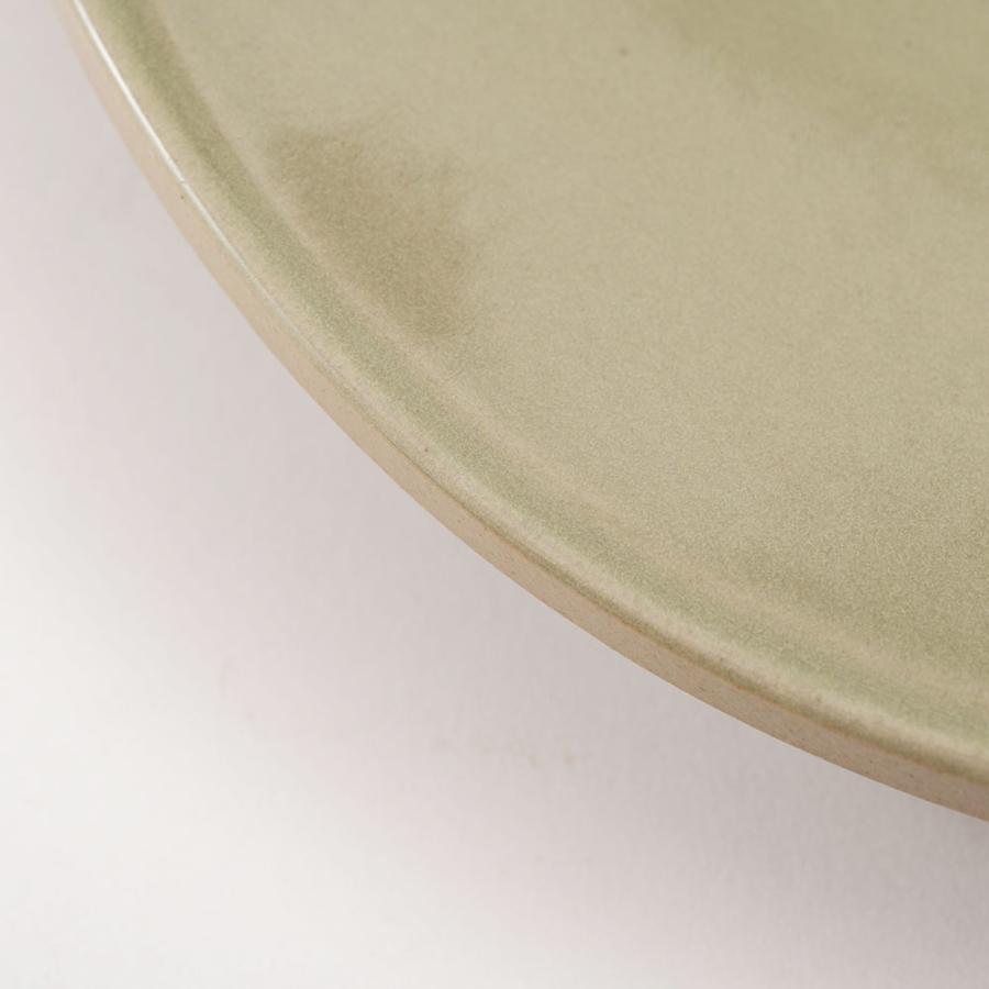 時計 壁掛け 直径25.5cm 国産 日本製 おしゃれ 陶磁器 陶器 焼き物 焼物 壁面 アナログ 北欧 丸型 丸い 円形 ベージュ グレー カーキ グリーン form 東谷 | 東谷 | 12