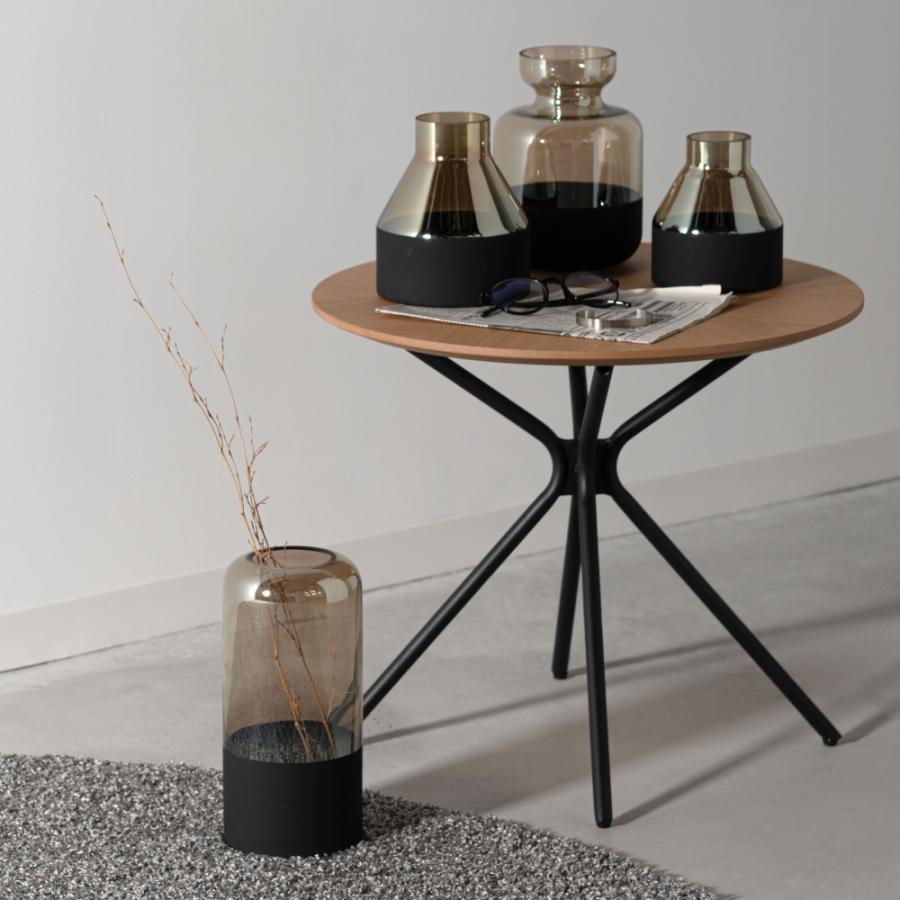 花瓶 フラワーベース おしゃれ ガラス インテリア かびん 北欧雑貨 モダン シンプル 個性的 コンパクト オブジェ 置き物 花器 クリア ブラック form 東谷 |  | 04