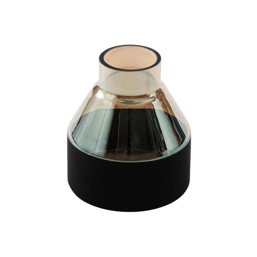 花瓶 フラワーベース おしゃれ ガラス インテリア かびん 北欧雑貨 モダン シンプル 個性的 コンパクト オブジェ 置き物 花器 クリア ブラック form 東谷 |  | 05