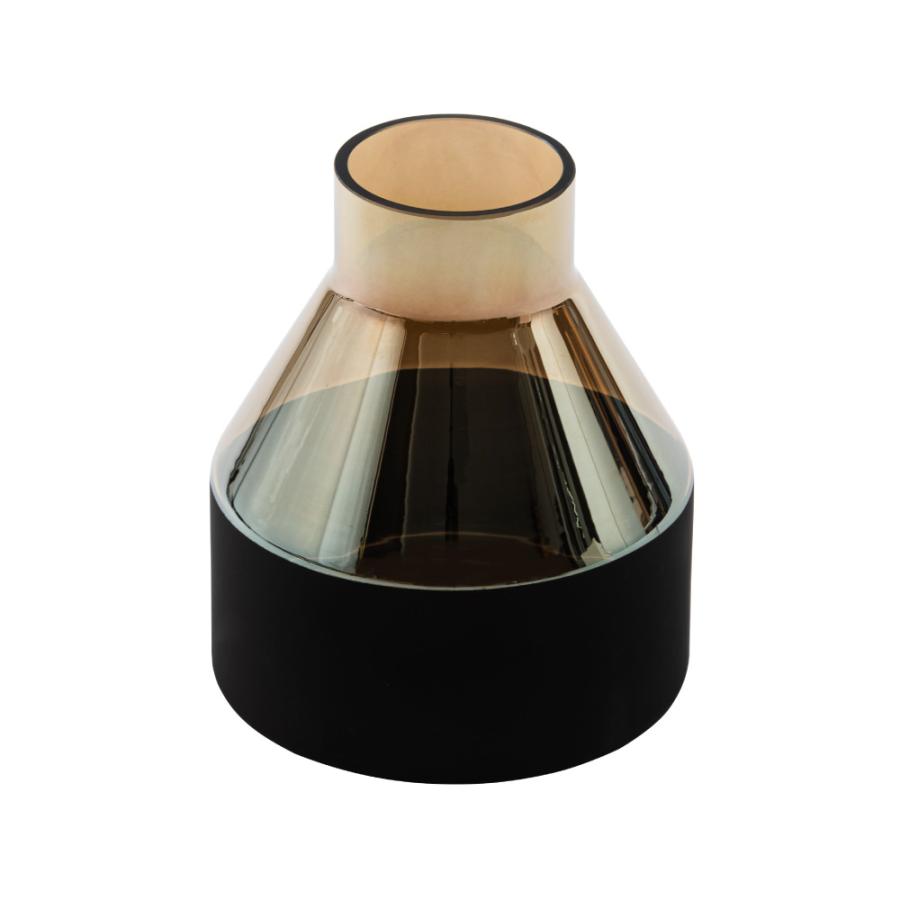 花瓶 フラワーベース おしゃれ ガラス インテリア かびん 北欧雑貨 モダン シンプル 個性的 コンパクト オブジェ 置き物 花器 クリア ブラック form 東谷 |  | 05