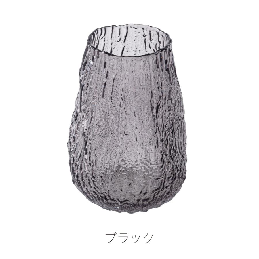 花瓶 フラワーベース おしゃれ ガラス インテリア かびん 北欧雑貨 モダン シンプル 個性的 コンパクト オブジェ 置き物 花器 クリア ダークグレー form 東谷 |  | 14