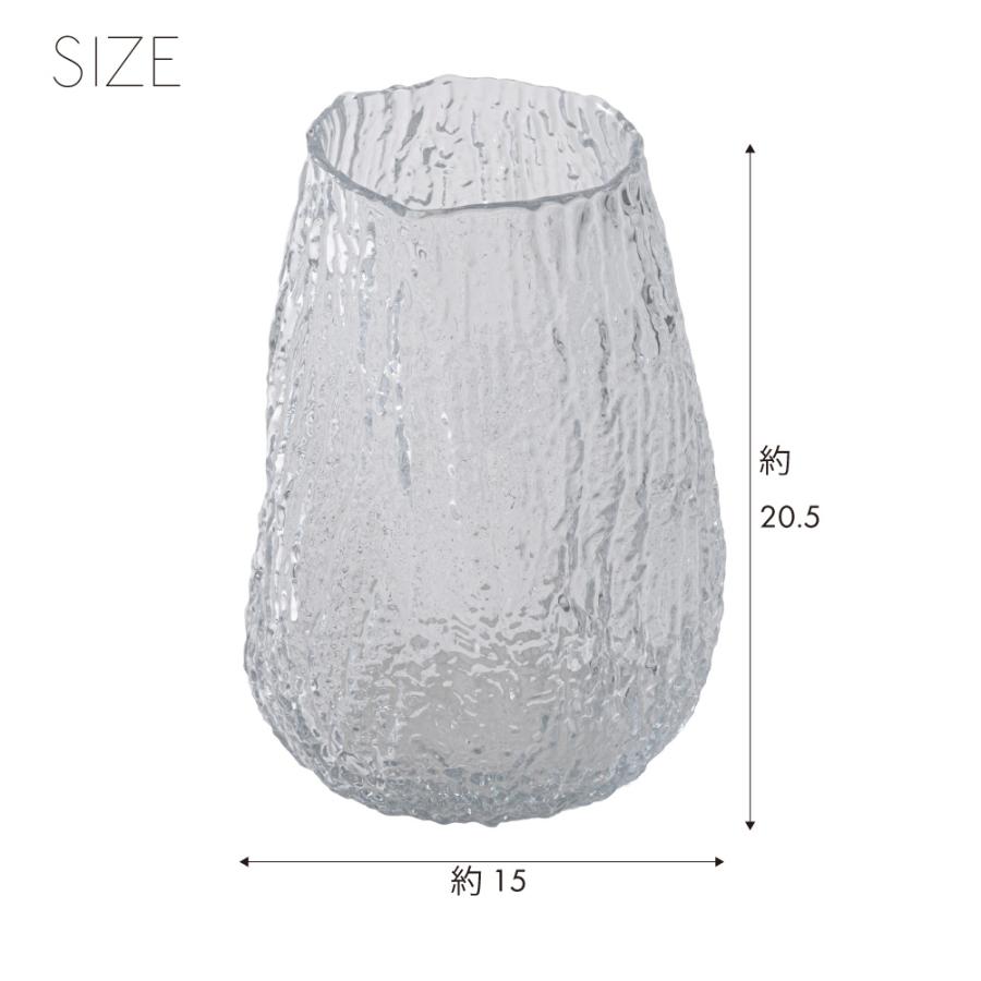 花瓶 フラワーベース おしゃれ ガラス インテリア かびん 北欧雑貨 モダン シンプル 個性的 コンパクト オブジェ 置き物 花器 クリア ダークグレー form 東谷 |  | 16
