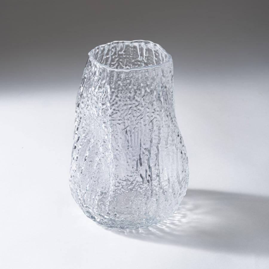 花瓶 フラワーベース おしゃれ ガラス インテリア かびん 北欧雑貨 モダン シンプル 個性的 コンパクト オブジェ 置き物 花器 クリア ダークグレー form 東谷 |  | 03