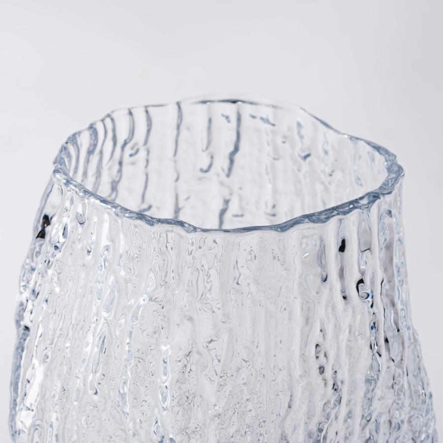 花瓶 フラワーベース おしゃれ ガラス インテリア かびん 北欧雑貨 モダン シンプル 個性的 コンパクト オブジェ 置き物 花器 クリア ダークグレー form 東谷 |  | 05