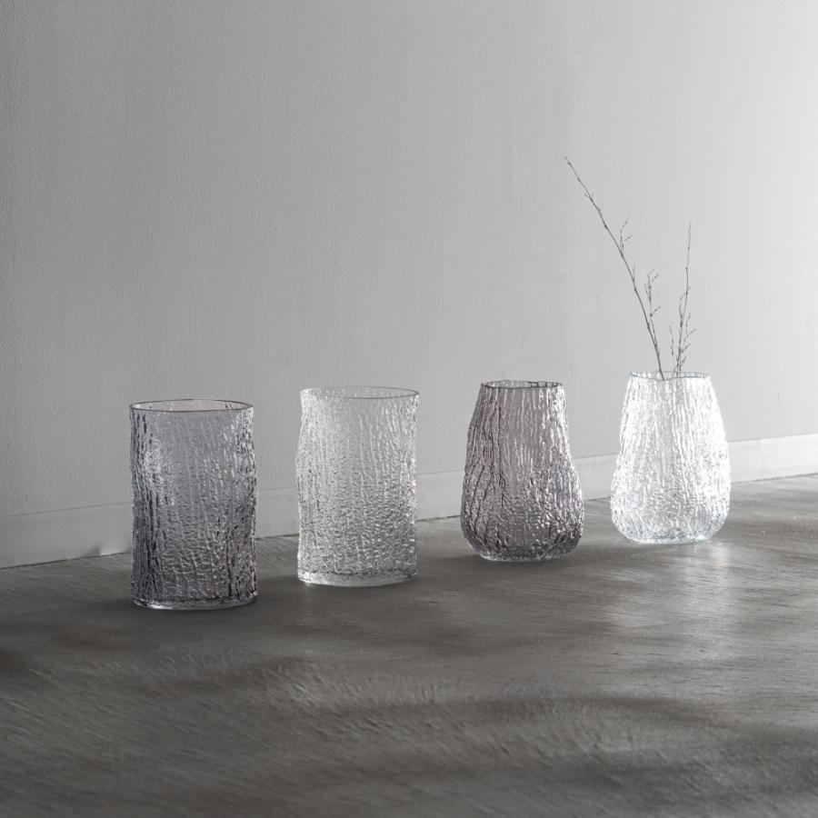 花瓶 フラワーベース おしゃれ ガラス インテリア かびん 北欧雑貨 モダン シンプル 個性的 コンパクト オブジェ 置き物 花器 クリア ダークグレー form 東谷 |  | 12