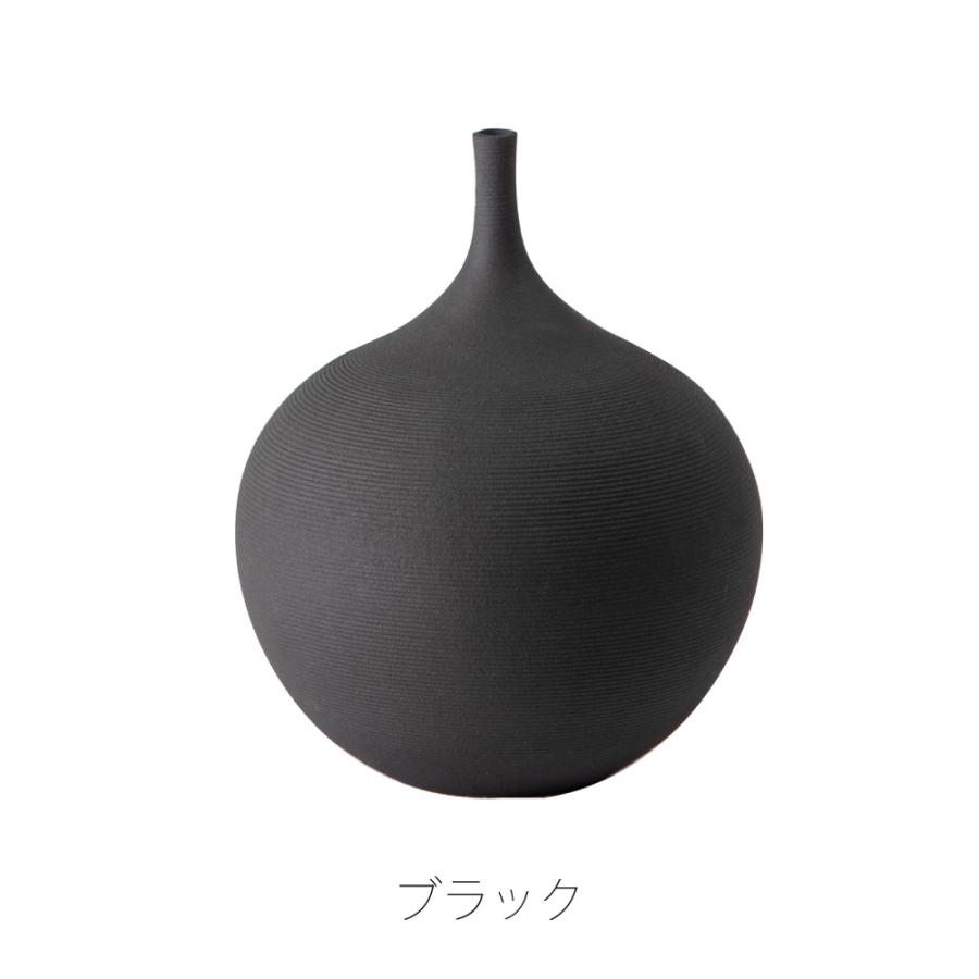 花瓶 フラワーベース 一輪挿し おしゃれ 陶器 インテリア 小さい かびん 北欧雑貨 モダン シンプル コンパクト ディスプレイ アイボリー ブラック form 東谷 |  | 16
