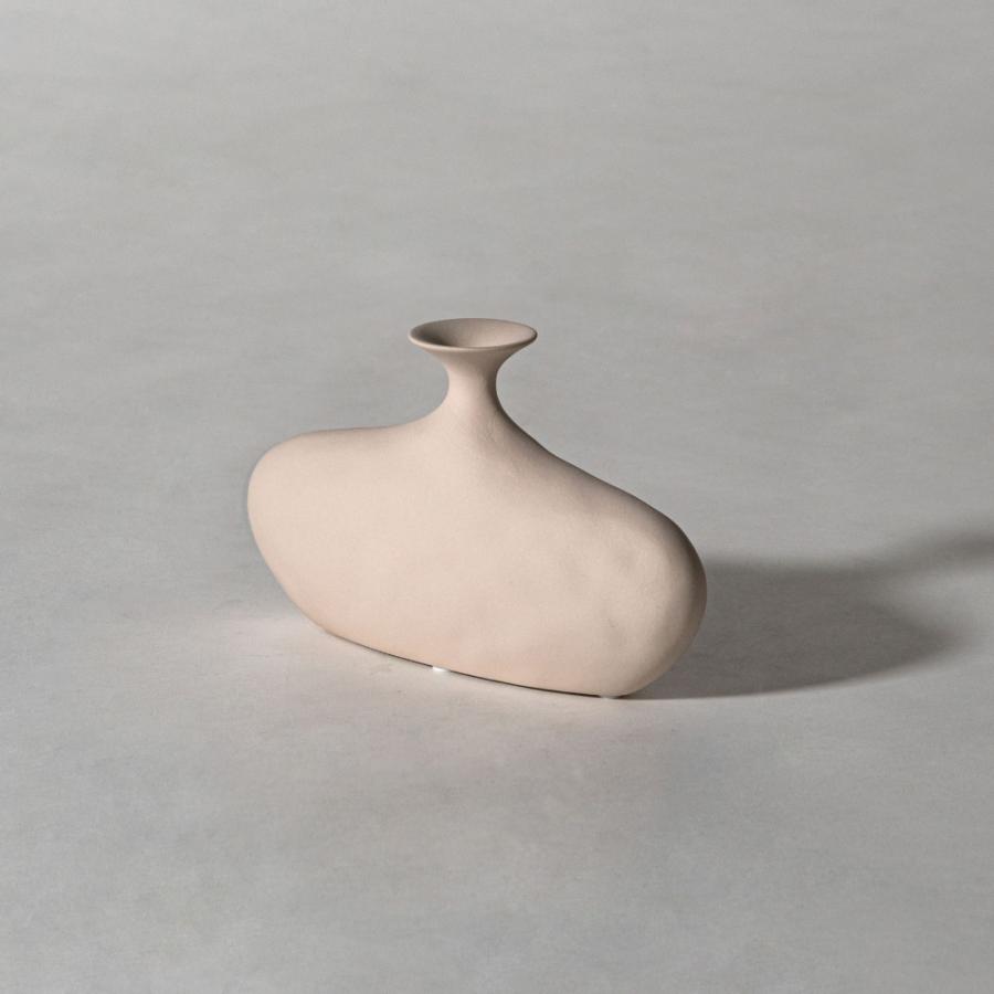 花瓶 フラワーベース 一輪挿し おしゃれ 陶器 インテリア 小さい かびん 北欧雑貨 モダン シンプル ディスプレイ ベージュ ブルー ペールオレンジ form 東谷 |  | 04