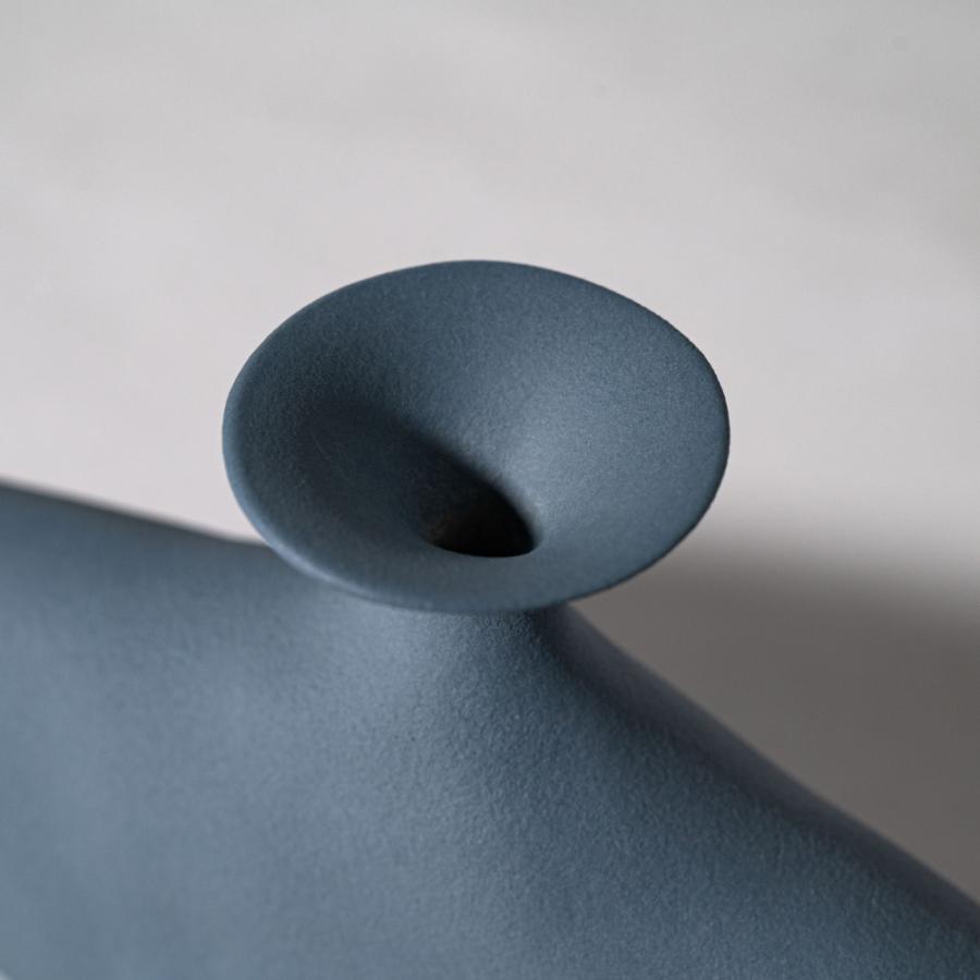 花瓶 フラワーベース 一輪挿し おしゃれ 陶器 インテリア 小さい かびん 北欧雑貨 モダン シンプル ディスプレイ ベージュ ブルー ペールオレンジ form 東谷 |  | 09