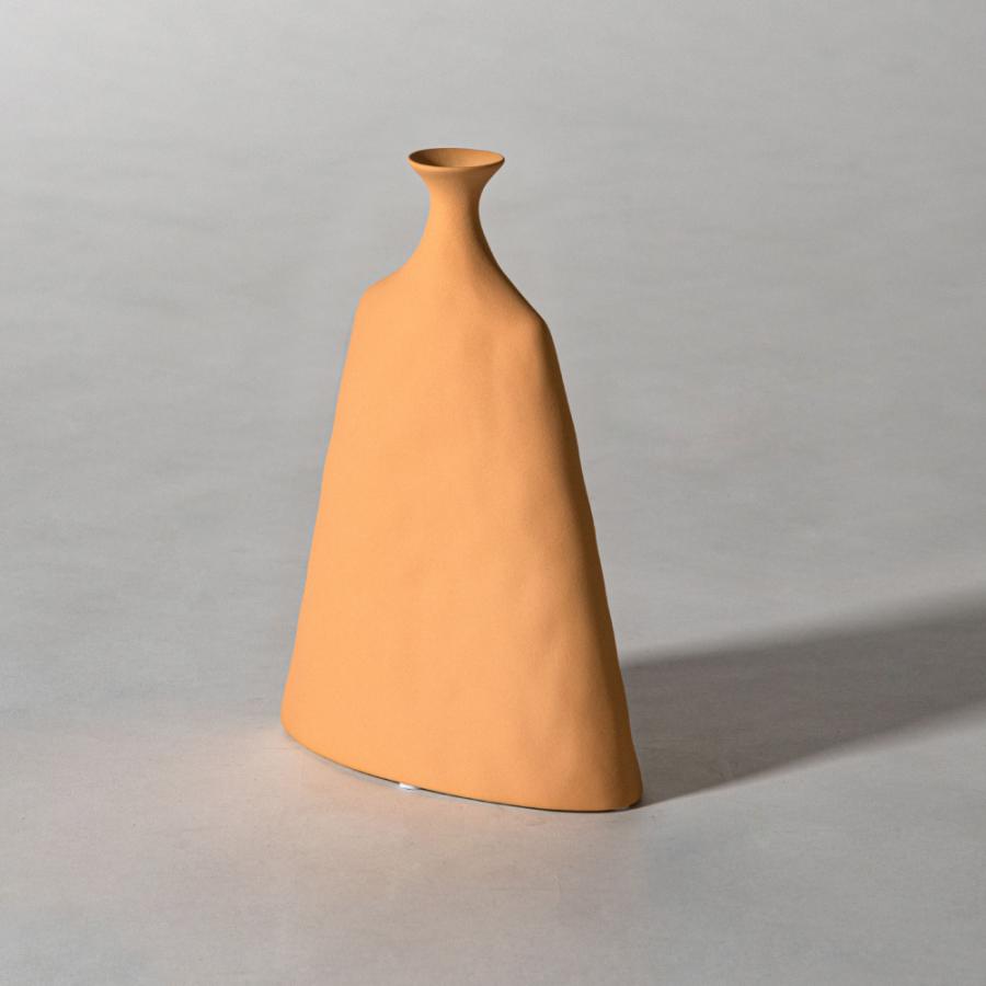 花瓶 フラワーベース 一輪挿し おしゃれ 陶器 インテリア 小さい かびん 北欧雑貨 モダン シンプル ディスプレイ ベージュ ブルー ペールオレンジ form 東谷 |  | 05