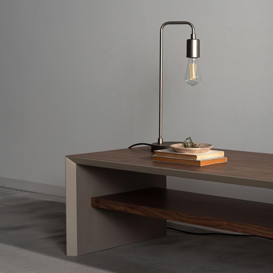 テーブルライト 照明器具 おしゃれ エジソン球 レトロ モダン インダストリアル LED対応 シンプル デスク 勉強机 ゴールド シルバー ブラック 黒 form 東谷 | 東谷 | 14