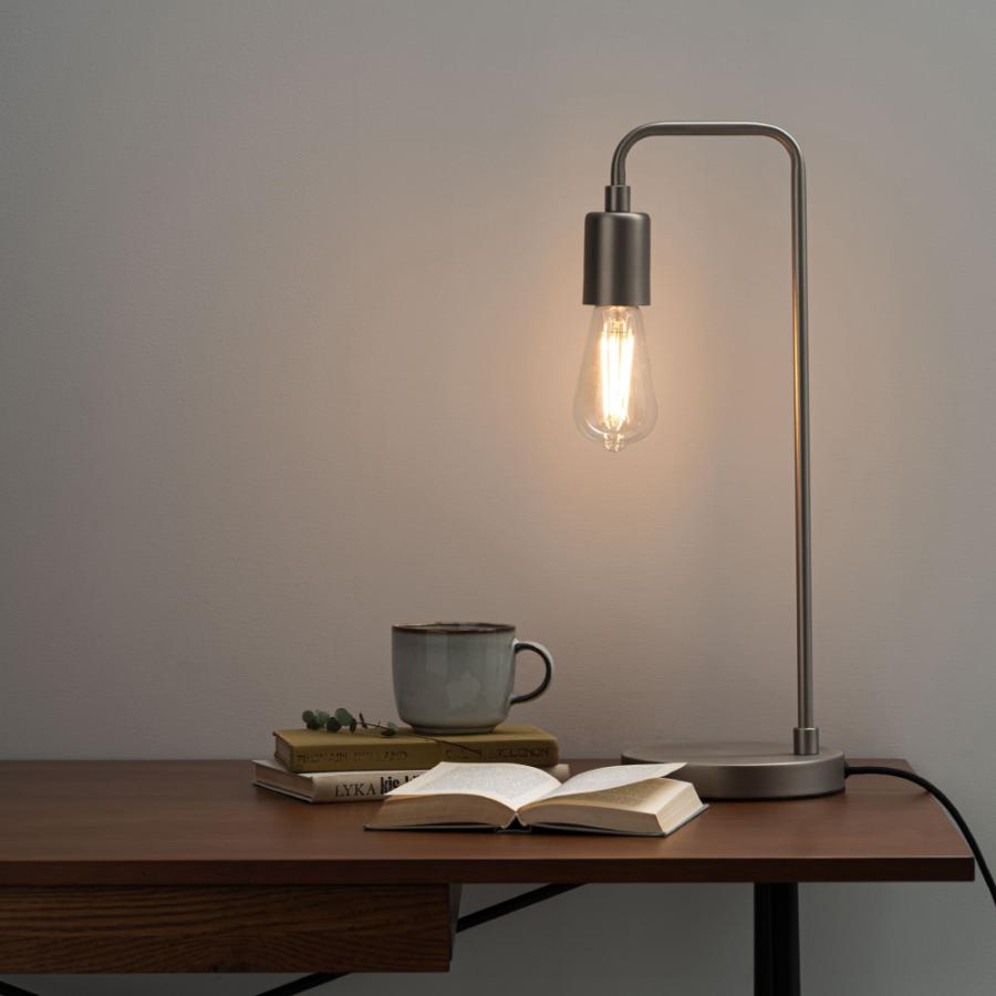 テーブルライト 照明器具 おしゃれ エジソン球 レトロ モダン インダストリアル LED対応 シンプル デスク 勉強机 ゴールド シルバー ブラック 黒 form 東谷 | 東谷 | 15