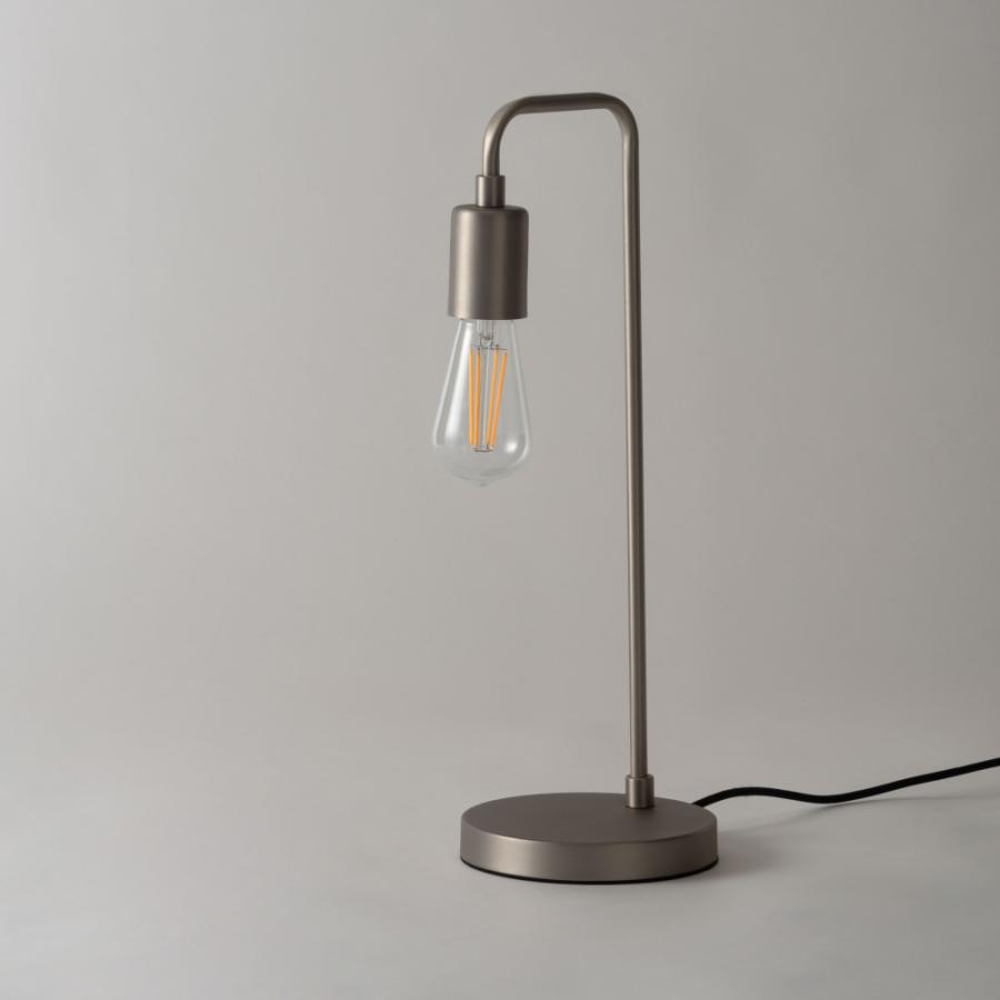 テーブルライト 照明器具 おしゃれ エジソン球 レトロ モダン インダストリアル LED対応 シンプル デスク 勉強机 ゴールド シルバー ブラック 黒 form 東谷 | 東谷 | 04