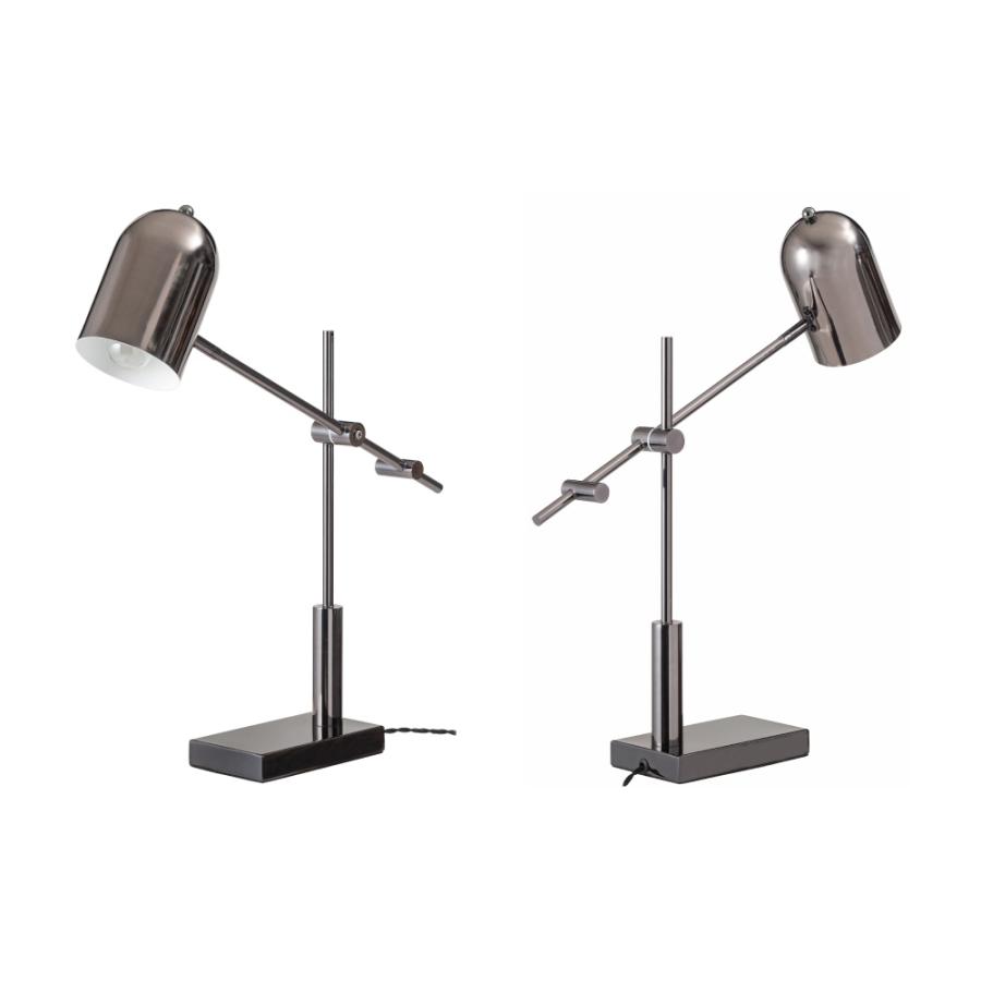 デスクライト 照明器具 卓上 led スタンドライト 学習机 おしゃれ 読書灯 明るい 手元 読書 シンプル スリム コンパクト インダストリアル シルバー form 東谷 | 東谷 | 10