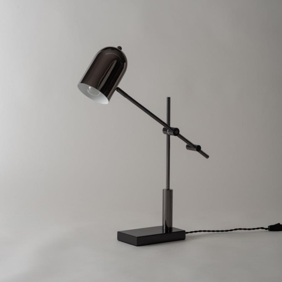 デスクライト 照明器具 卓上 led スタンドライト 学習机 おしゃれ 読書灯 明るい 手元 読書 シンプル スリム コンパクト インダストリアル シルバー form 東谷 | 東谷 | 01