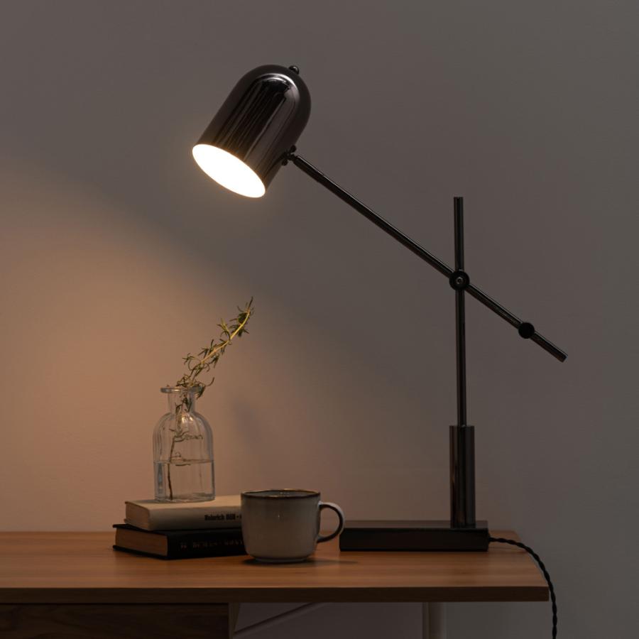デスクライト 照明器具 卓上 led スタンドライト 学習机 おしゃれ 読書灯 明るい 手元 読書 シンプル スリム コンパクト インダストリアル シルバー form 東谷 | 東谷 | 09
